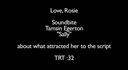 Love Rosie - Sound Bite - Tamsin Egerton